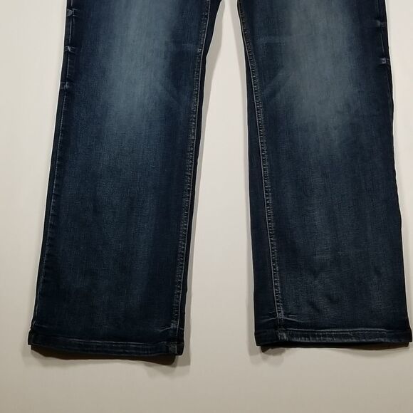 Jeaniologie Jeans Womens Blue  Size 40  Button And Zipper Closure 5 Pockets - Picture 2 of 10